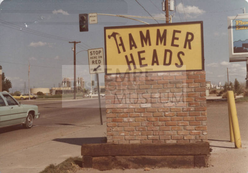 Hammer Heads - 955 East University Drive, Tempe, AZ.