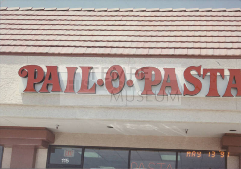 Pail -O-Pasta - 960 West University Drive, Tempe, AZ.