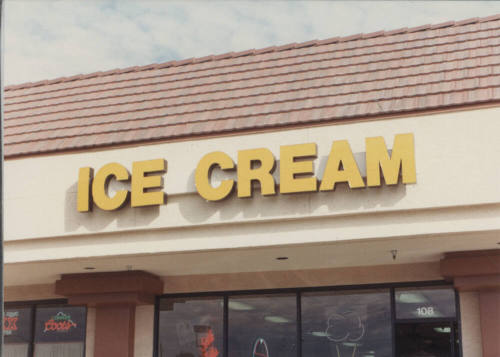 Ice Cream - 960 West university Drive, Tempe, AZ.