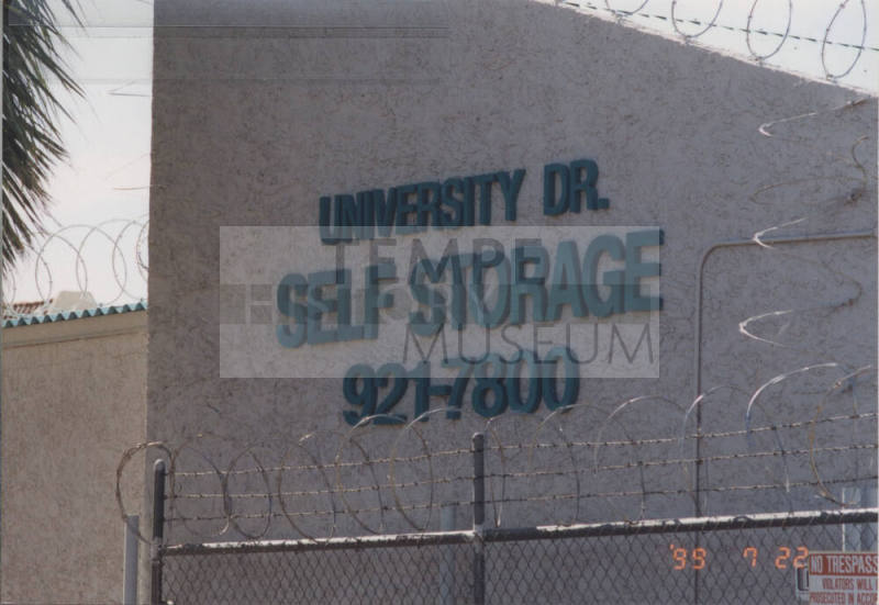 University Drive Self Storage - 965 East University Drive, Tempe, AZ.