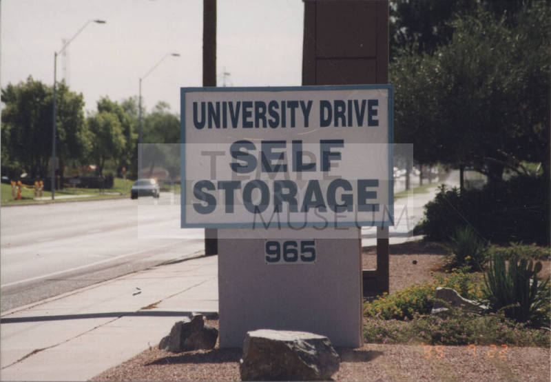 University Drive Self Storage - 965 East University Drive, Tempe, AZ.