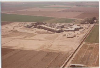 Construction Photo, Corona Del Sol HIgh School Site From East, 1975.