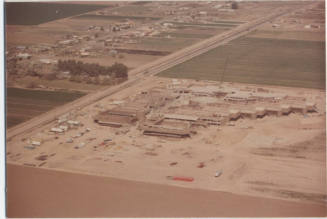 Construction Photo, Corona Del Sol HIgh School Site From South, 1975.