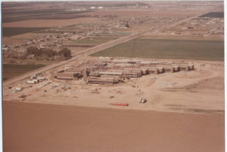 Construction Photo, Corona Del Sol HIgh School Site From Southeast, 1975.