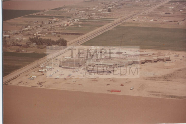 Construction Photo, Corona Del Sol HIgh School Site From South, 1975.