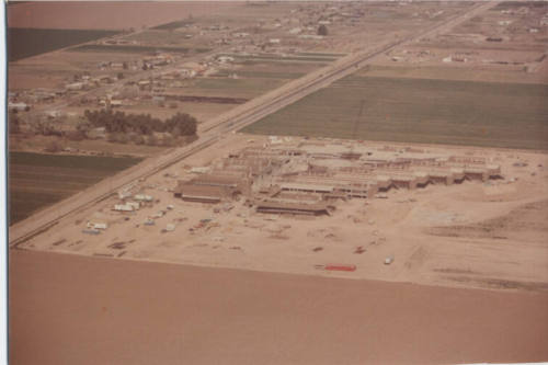 Construction Photo, Corona Del Sol HIgh School Site From South, 1975.