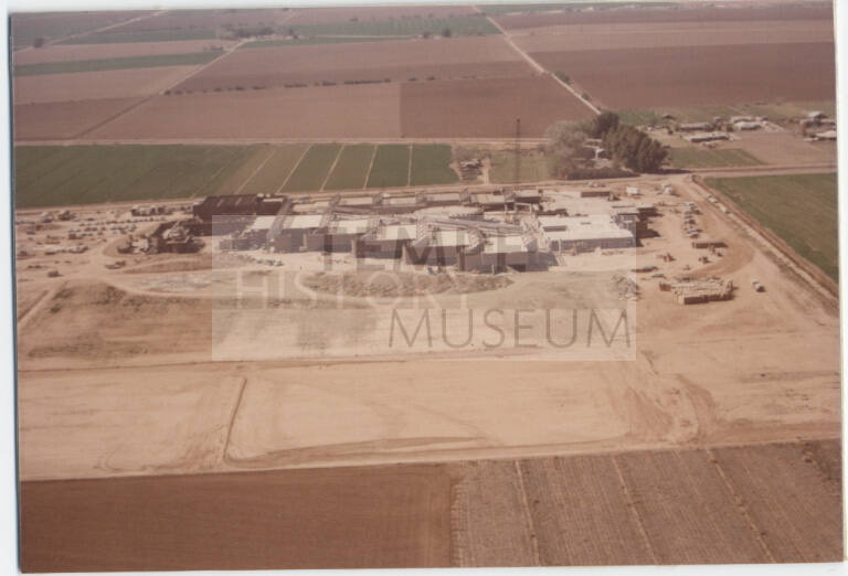 Construction Photo, Corona Del Sol HIgh School Site From East, 1975.