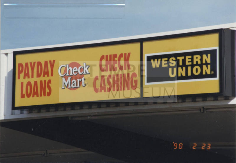 Check Mart - 1326 West University Drive, Tempe, AZ.