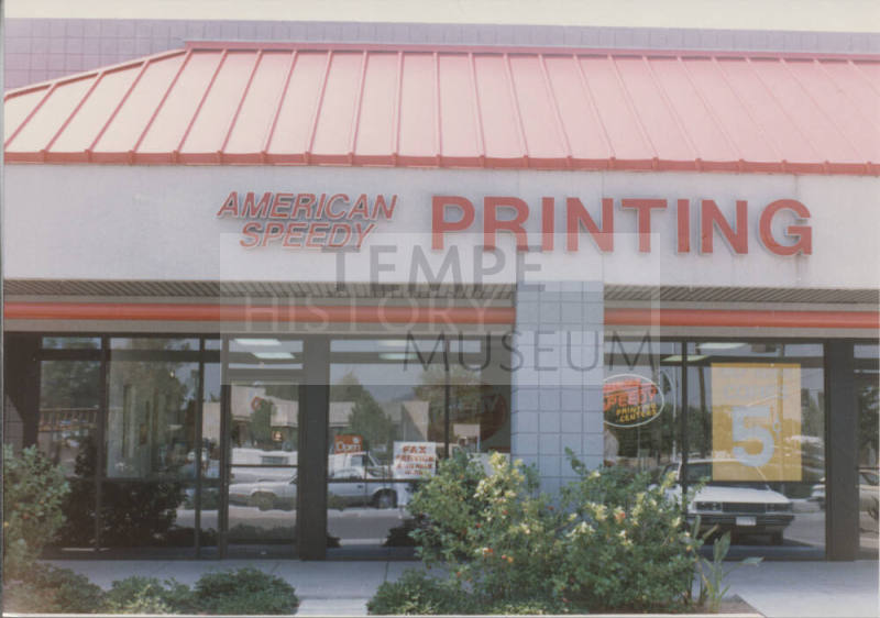 American Speedy Printing - 1335 West University Drive, Tempe, AZ.