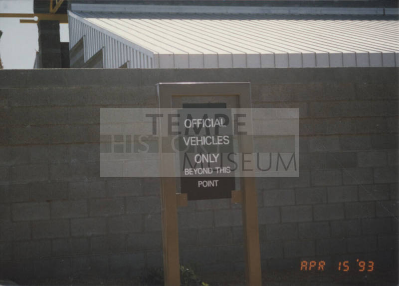 Tempe / APS Joint Fire Training Center - 1340 East University Drive, Tempe, AZ.
