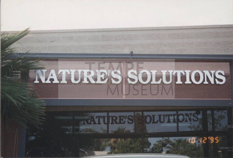 Nature's Solutions - 1415 East University Drive, Tempe, AZ.