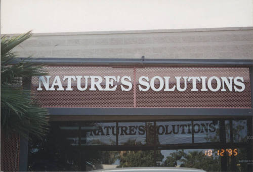 Nature's Solutions - 1415 East University Drive, Tempe, AZ.