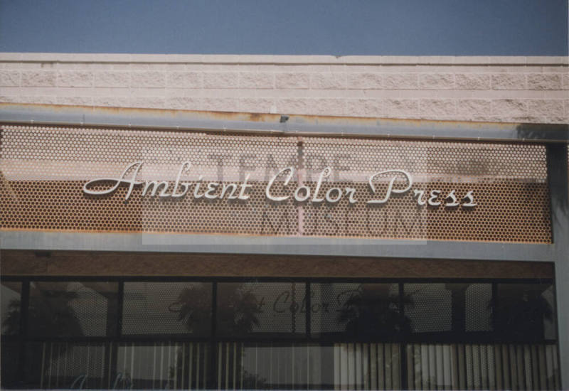Ambient Color Press - 1435 East University Drive, Tempe, AZ.