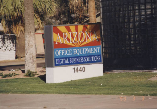 Arizona Office Equipment - 1440 West University Drive, Tempe, AZ.