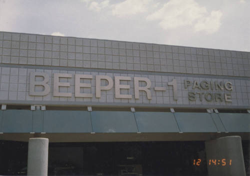 Beeper -1 Paging Store - 1505 West University Drive, Tempe, AZ.