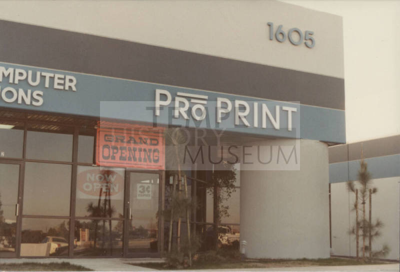 Pro-Print - 1605 West University Drive, Tempe, AZ.
