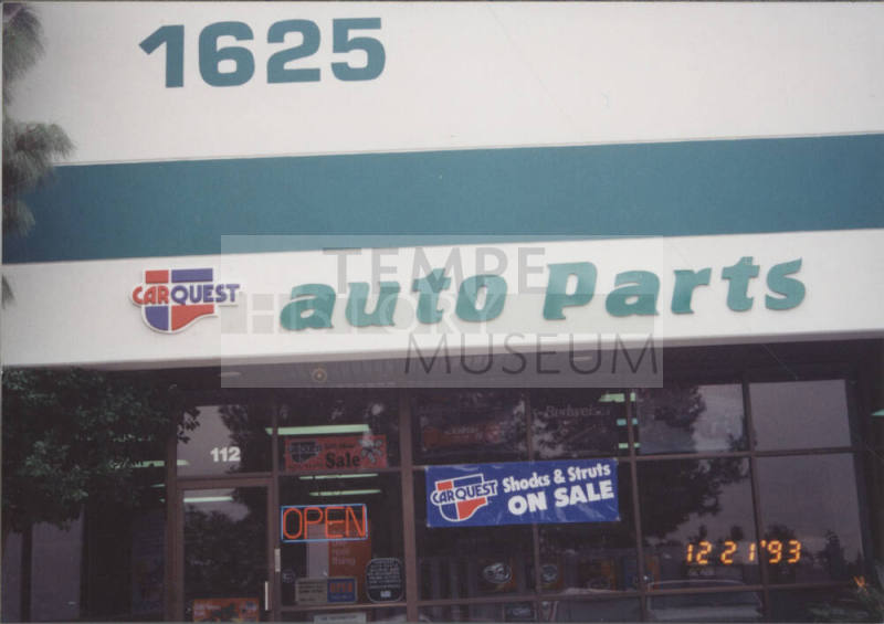 Car Quest Auto Parts - 1625 West University Drive, Tempe, AZ.