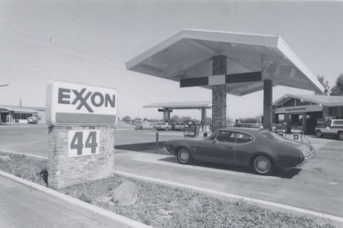 Exxon Gasoline Station - 1350 West Broadway Road, Tempe, Arizona