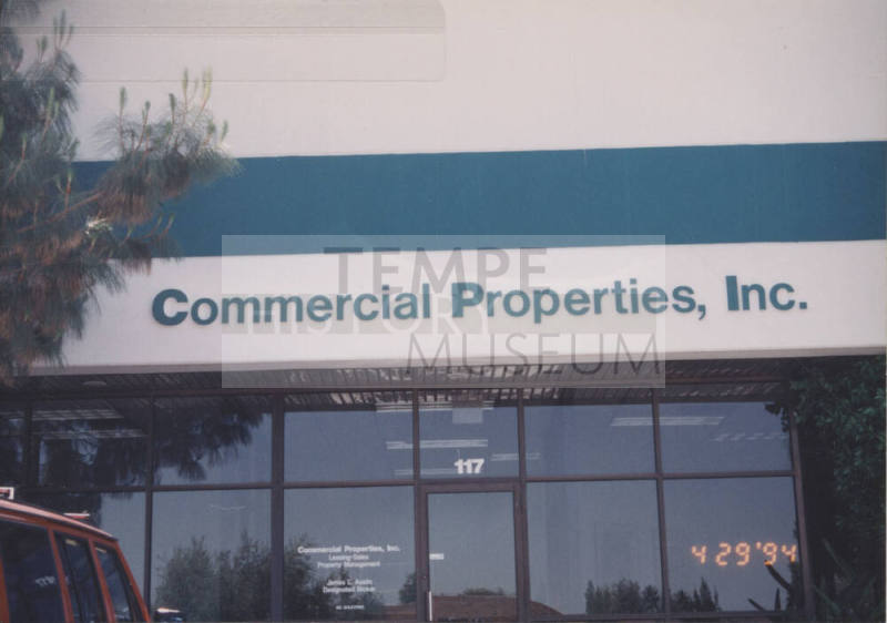 Commercial Properties, Inc. - 1625 West University Drive, Tempe, AZ.