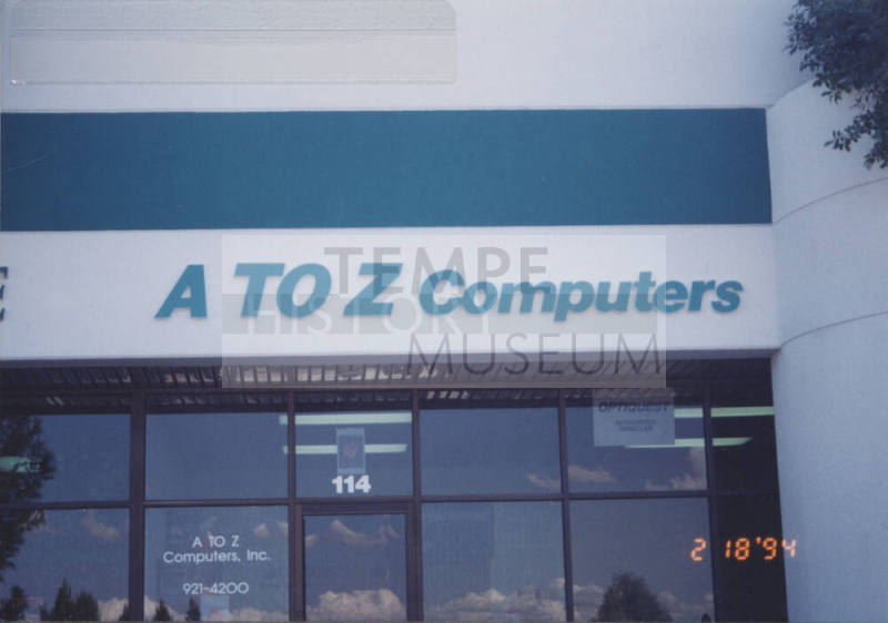 A To Z Computers - 1635 West University Drive, Tempe, AZ.