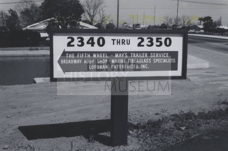 Business Directory Sign - 2340-50 East Broadway Road, Tempe, Arizona