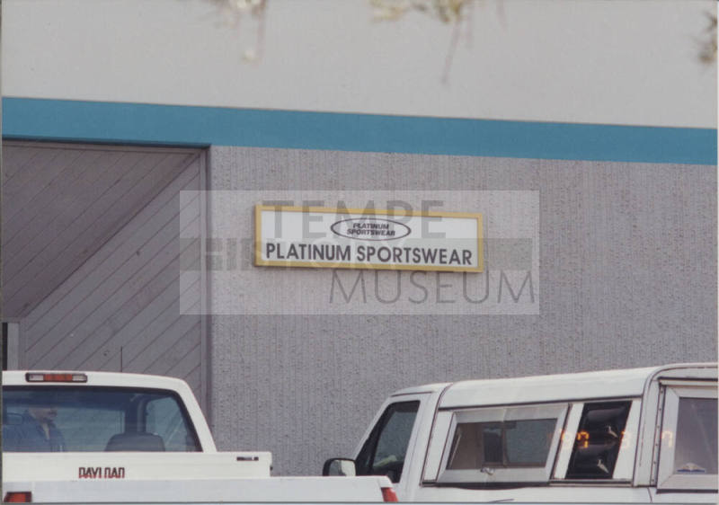 Platinum Sportswear - 1719 West University Drive, Tempe, AZ.