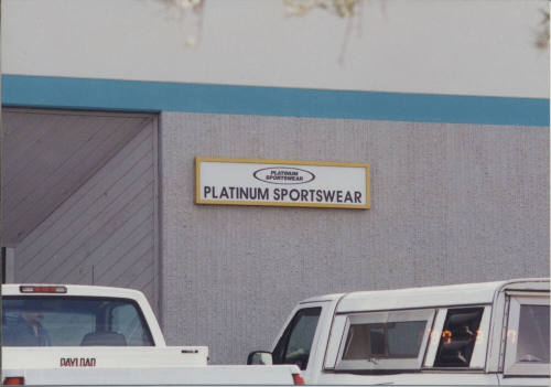 Platinum Sportswear - 1719 West University Drive, Tempe, AZ.