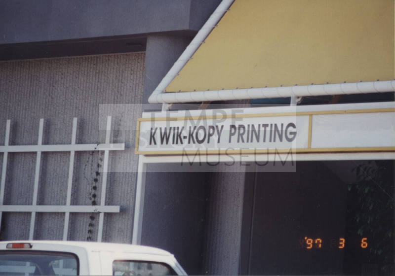 Kwik-Kopy Printing - 1725 West University Drive, Tempe, AZ.