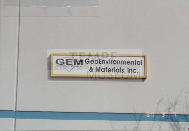 GeoEnvironmental & Materials, Inc. - 1761 West University Drive, Tempe, AZ.