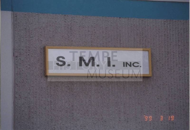 S. M. I. Inc. - 1769 West University Drive, Tempe, AZ.