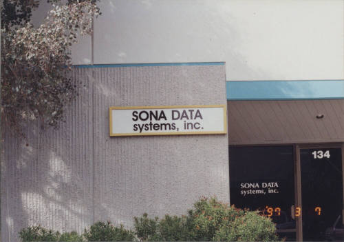 Sona Data Systems, Inc. - 1783 West University Drive, Tempe, AZ.