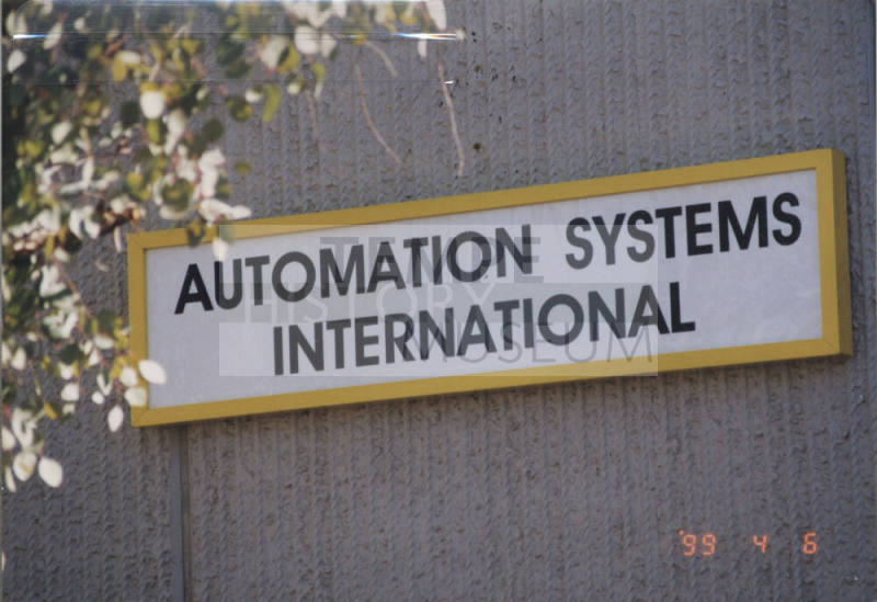 Automation Systems International - 1791 West University Drive, Tempe, AZ.