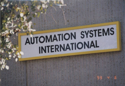 Automation Systems International - 1791 West University Drive, Tempe, AZ.