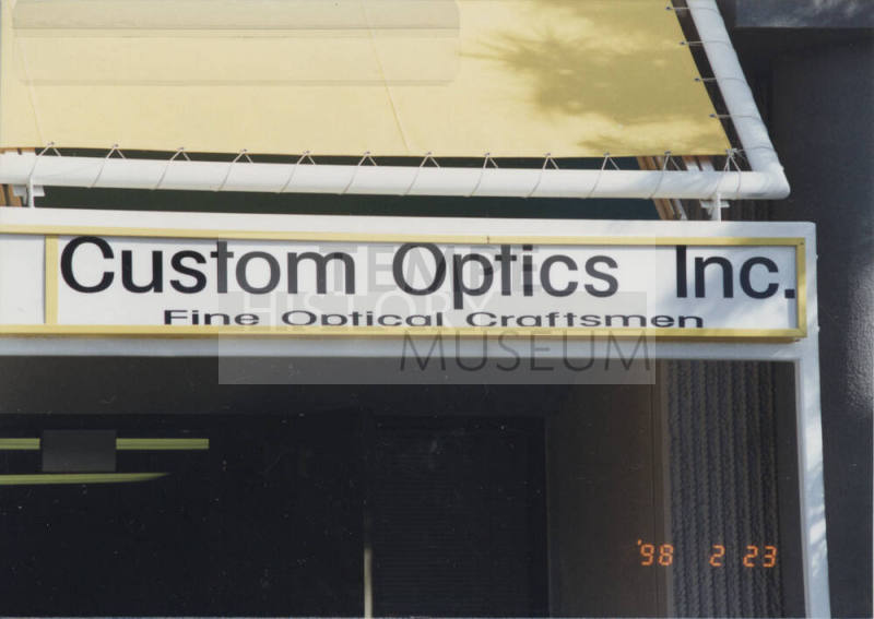 Custom Optics Inc. - 1797 West University Drive, Tempe, AZ.