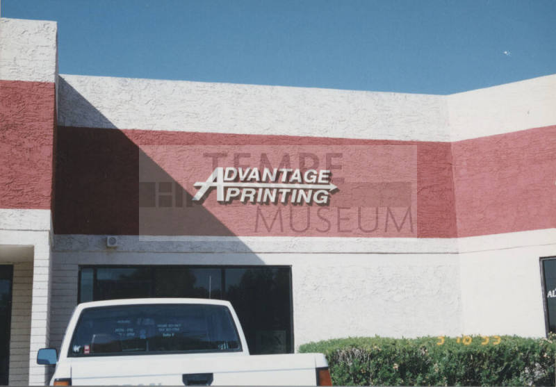Advantage Printing - 1828 East University Drive, Tempe, AZ.