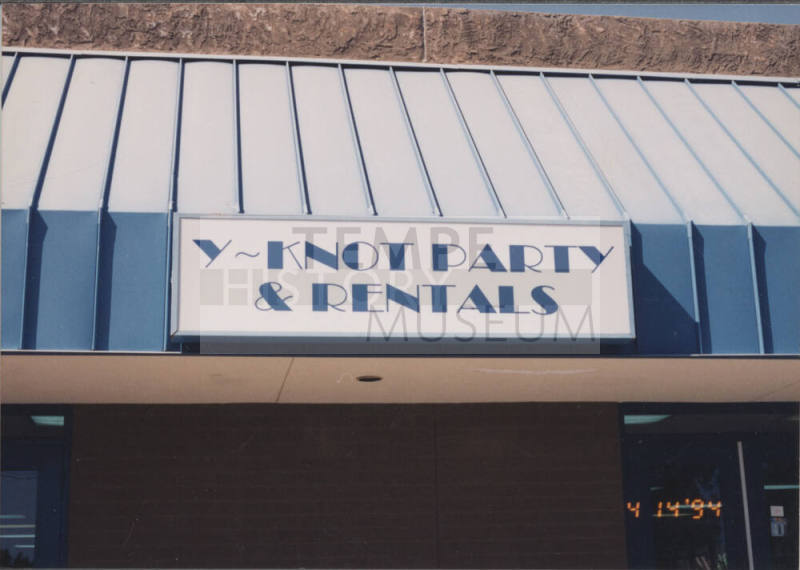 Y-Knot Party & Rentals - 1848 East University Drive, Tempe, AZ.