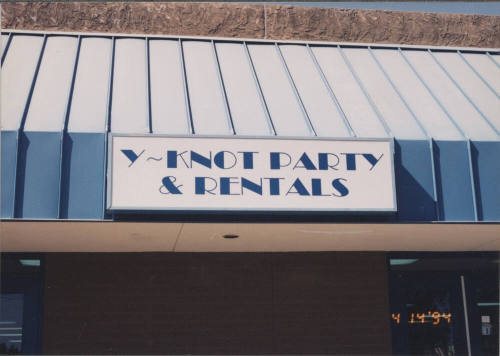 Y-Knot Party & Rentals - 1848 East University Drive, Tempe, AZ.