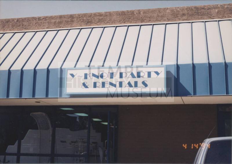 Y-Knot Party & Rentals - 1848 East University Drive, Tempe, AZ.