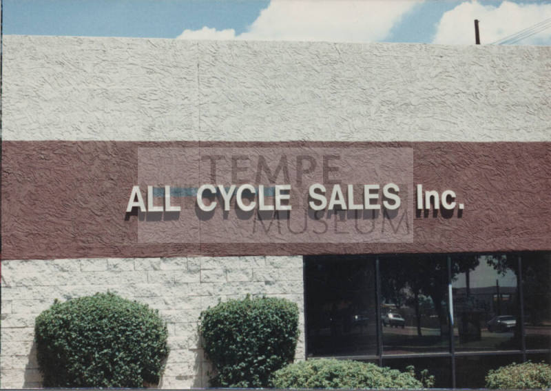 All Cycle Sales Inc. - 1850 East University Drive, Tempe, AZ.