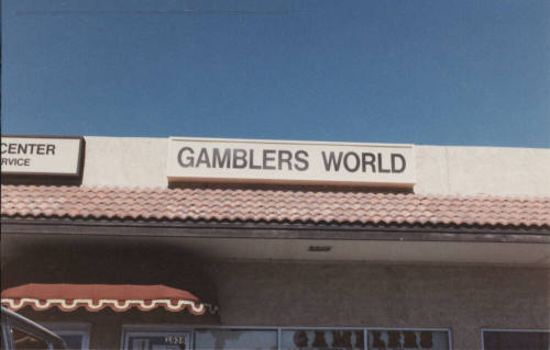 Gamblers World - 1938 East University Drive, Tempe, AZ.