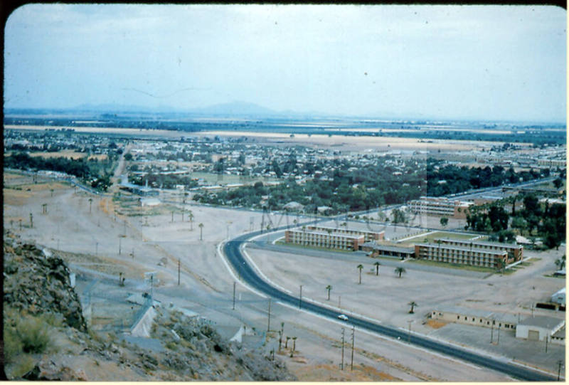 ASU Area View From Tempe Butte, 1960.