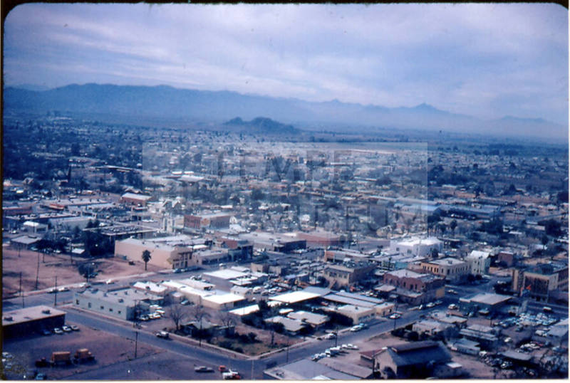 View of Tempe Looking Southeast From Tempe Butte, 1970