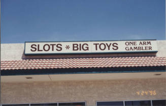 One Arm Gambler - 1944 East University Drive, Tempe, AZ.
