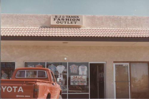 B. J. & Tangs Fashion Outlet - 1952 East University Drive, Tempe, AZ.