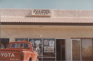 B. J. & Tangs Fashion Outlet - 1952 East University Drive, Tempe, AZ.