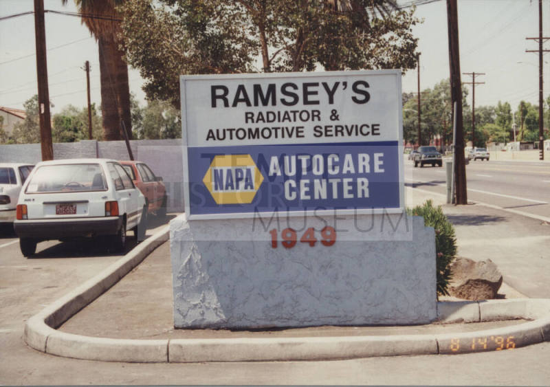 Ramsey's Radiator & Automotive Service - 1949 East University Drive, Tempe, AZ.