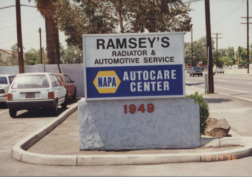 Ramsey's Radiator & Automotive Service - 1949 East University Drive, Tempe, AZ.