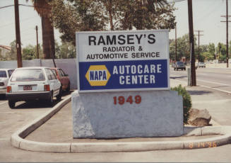 Ramsey's Radiator & Automotive Service - 1949 East University Drive, Tempe, AZ.