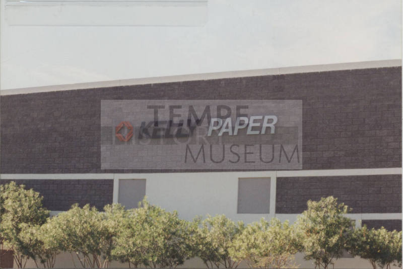 Kelly Paper - 1998 East University Drive, Tempe, AZ.