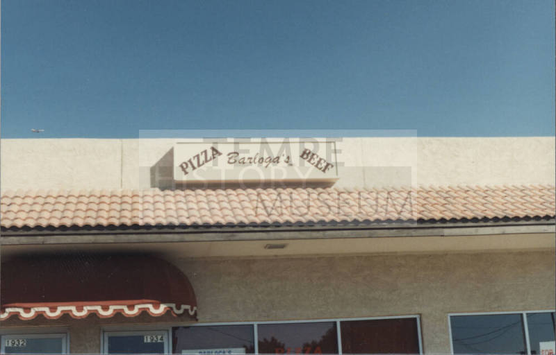 Barloga's Pizza - 1934 East University Drive, Tempe, AZ.
